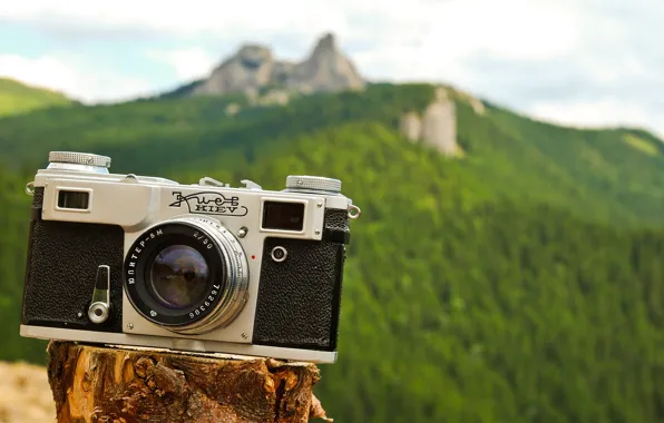 Greens, nature, background, rocks, hills, Wallpaper, camera, the camera