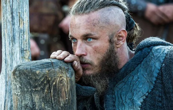 Picture look, face, the series, drama, Vikings, historical, The Vikings, Travis Fimmel