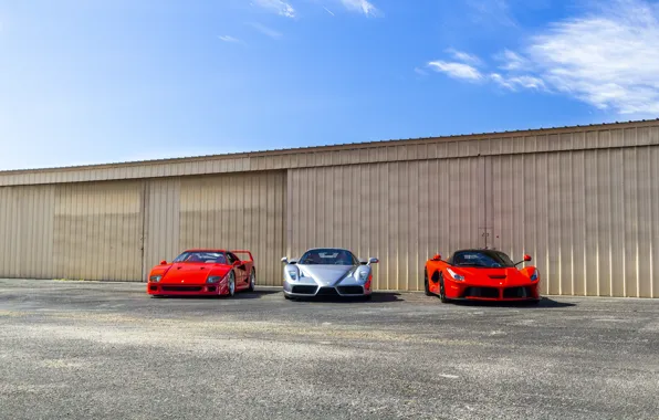 Picture Ferrari, F40, Enzo, LaFerrari