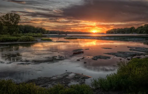 The sky, landscape, nature