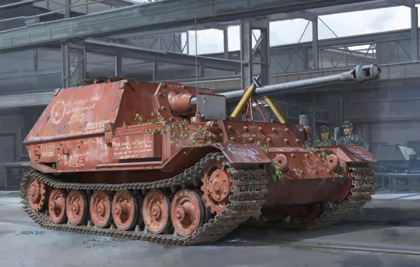 Germany, SAU, Ferdinand, Tank fighter, Armor