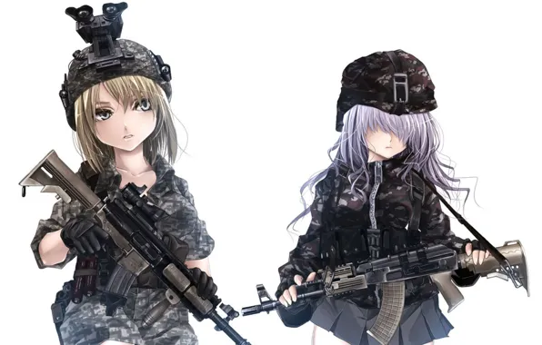 Photo, girls, girls with guns pictures, soldiers Wallpaper