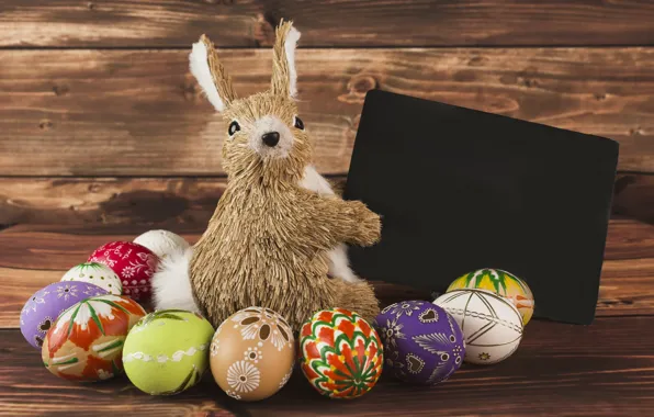 Rabbit, Easter, Eggs, Holiday