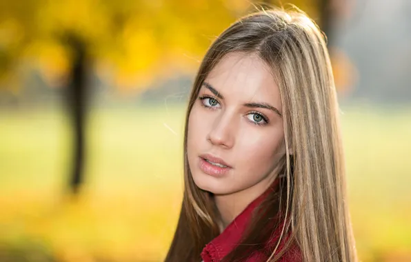 Look, girl, face, hair, beauty