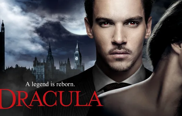 Picture girl, England, London, brunette, actor, male, the series, Dracula