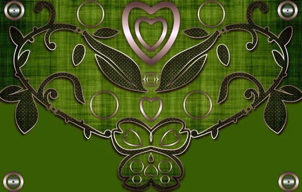 Metal, pattern, gradient, figure, a remake, xellena