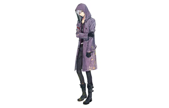 Hood, guy, cloak, Piofiore no Bansho, Orlok