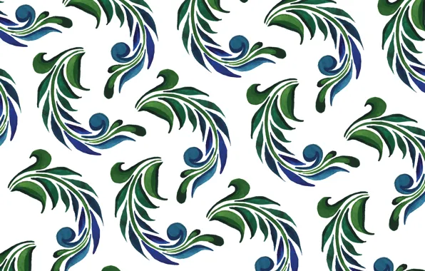 White, leaves, background, texture, leaves, Background