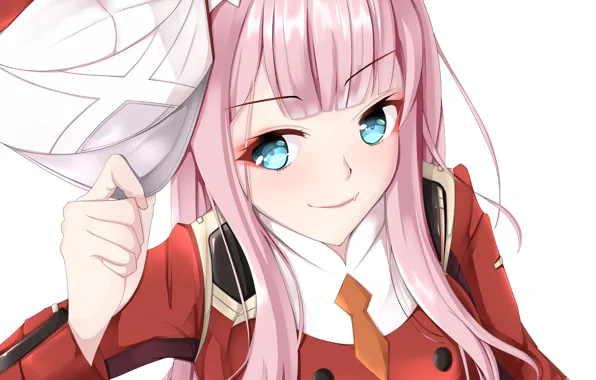 Look, girl, portrait, 002, Darling In The Frankxx, Cute in France, Zero Two