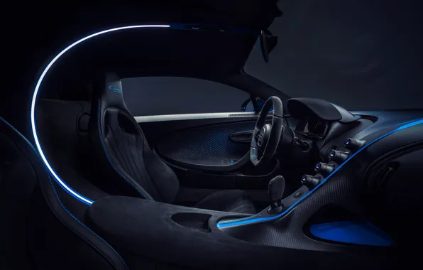 Bugatti, salon, hypercar, Chiron, 2020, Pur Sport