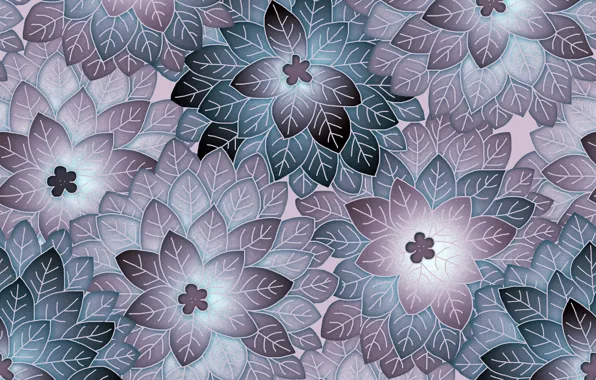Flowers, background, design, pattern, floral