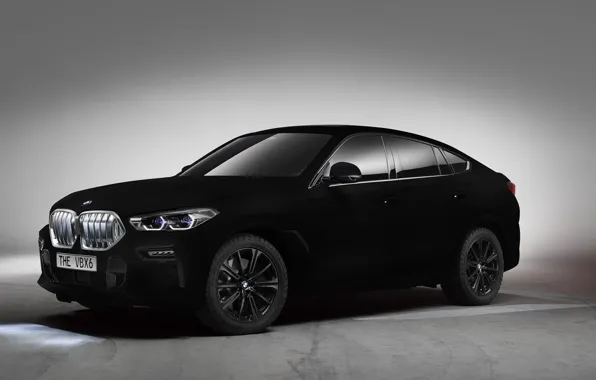 BMW, BMW X6, SUV, 2019, Vantablack, BMW X6 Vantablack, BMW X6 Vantablack SUV