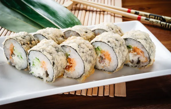 Fish, figure, sushi, rolls