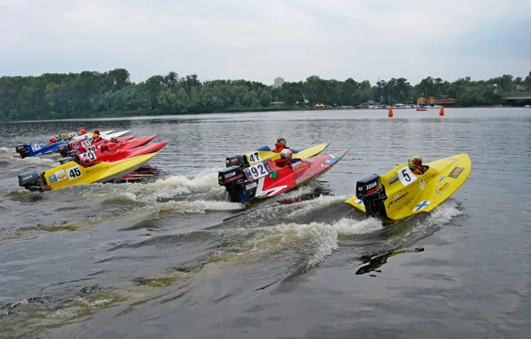 Speed, boats, race