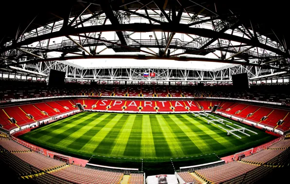 Football, Moscow, Russia, Arena, Lawn, Tribune, Spartacus, Open Arena