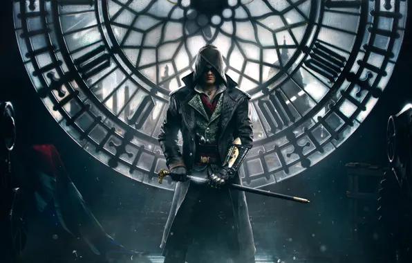 Weapons, watch, London, tower, hood, cane, cloak, killer