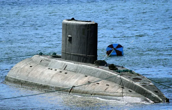 Boat, underwater, diesel, Novosibirsk, The Northern Fleet, the project 877, B-401