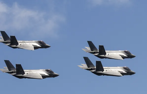 Flight, fighter, bomber, Stroy, Lightning II, F-35C