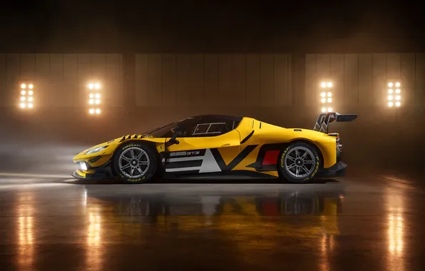 Lights, Ferrari, supercar, Ferrari 296 GT3 evo