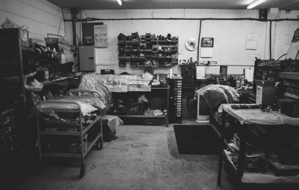 Picture garage, tool, workshop, workbench