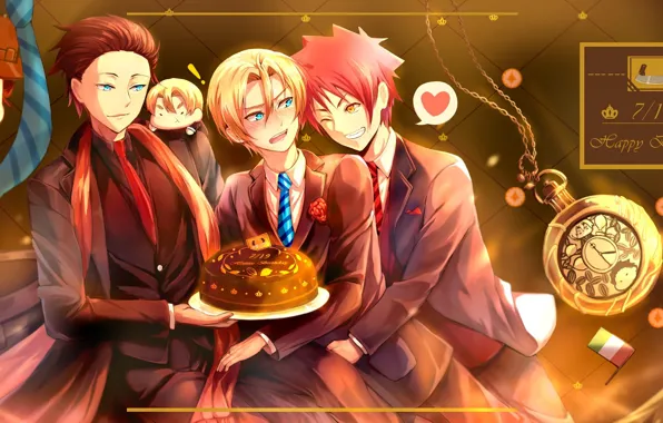 Cake, guys, chef, In the search for the divine recipe, Shokugeki No Soma