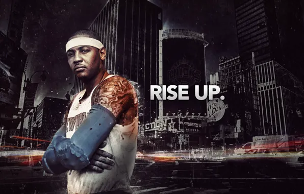 Picture New York, The city, Basketball, Tattoo, New York, NBA, Knicks, Carmelo Anthony
