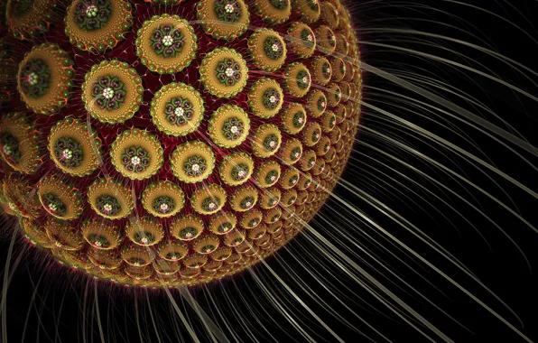 Picture circles, background, balls