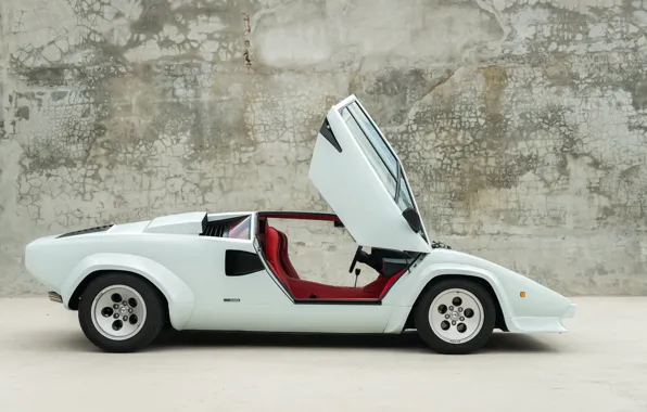 Lamborghini, retro, lambo, Countach, Lamborghini Countach 5000QV, lambo door