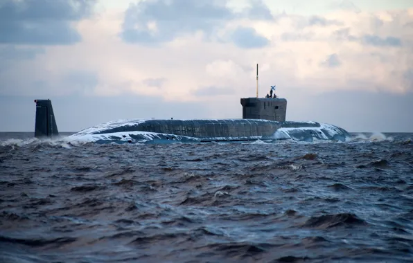 Sea, Russia, submarine, project 955