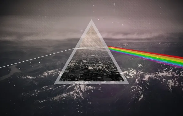 Picture Music, Background, Triangle, Pink Floyd, Rock, Dark side of the moon, Pink Floyd, The Dark …