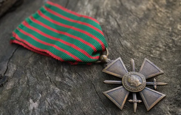 Picture Medal, Cross of war, 1914–1918, WW1 France
