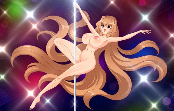 Chest, girl, hair, body, Kimi, art, pole, Pilon