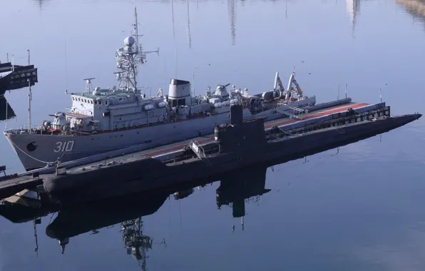Boat, station, sea, underwater, Sevastopol, minesweeper, CCD-50, charge