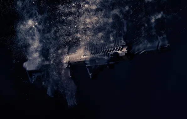 Weapons, background, rifle, grit, assault