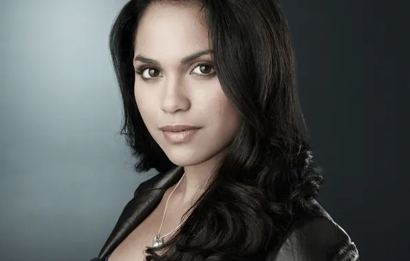 Picture look, girl, face, hair, actress, the series, the theory of lie, Monica Raymund