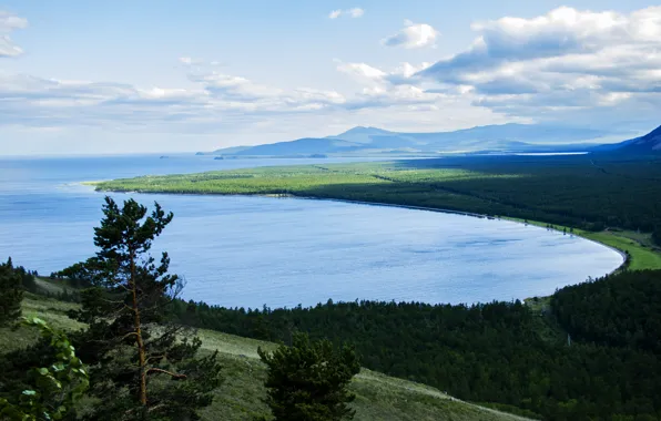 Summer, nature, Baikal