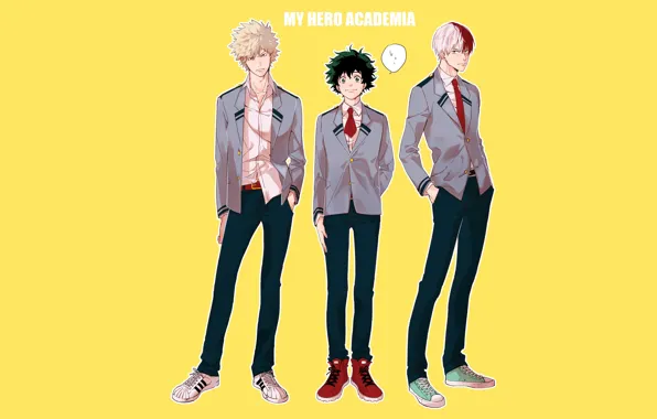 Picture background, anime, art, guy, Boku no Hero Academy, My hero Academy