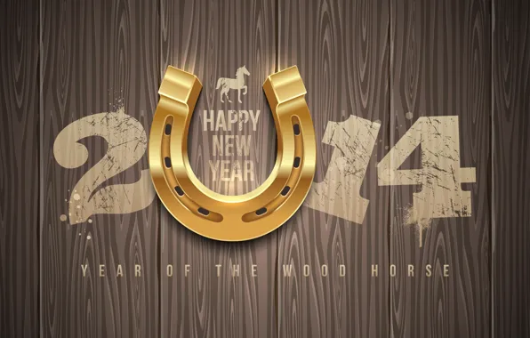 Picture happy new year, Happy New year, 2014, 2014, year of the wood horse, the year …
