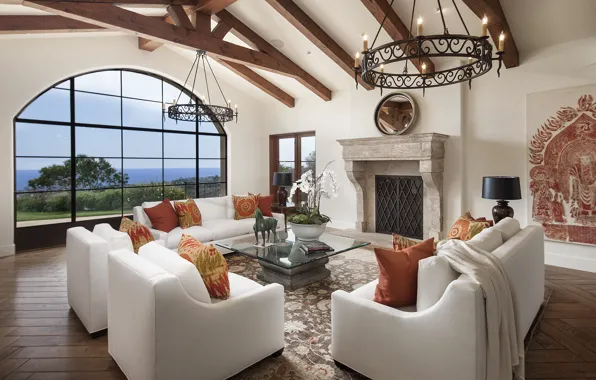 Design, style, interior, fireplace, living space