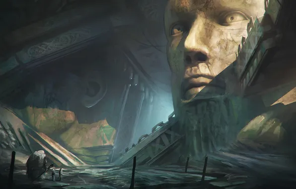 Look, people, head, art, the room