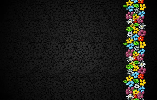 Minimalism, texture, flowers