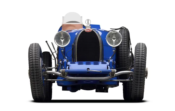 Blue, retro, 1927, sports car, Bugatti Type 35C