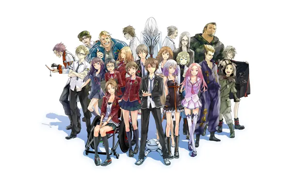 Download Guilty Crown Main Characters Wallpaper