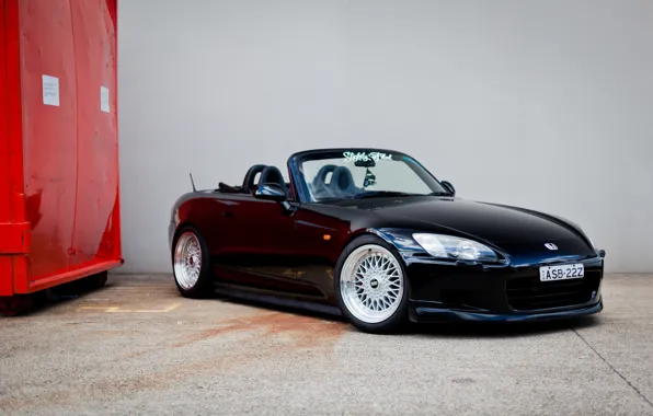 Picture Honda, black, Honda, tuning, s2000