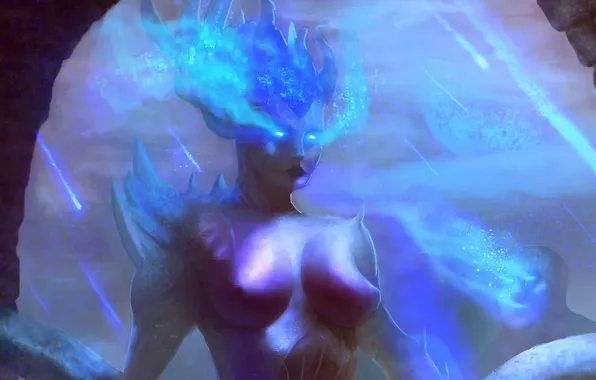 Chest, woman, naked, spirit