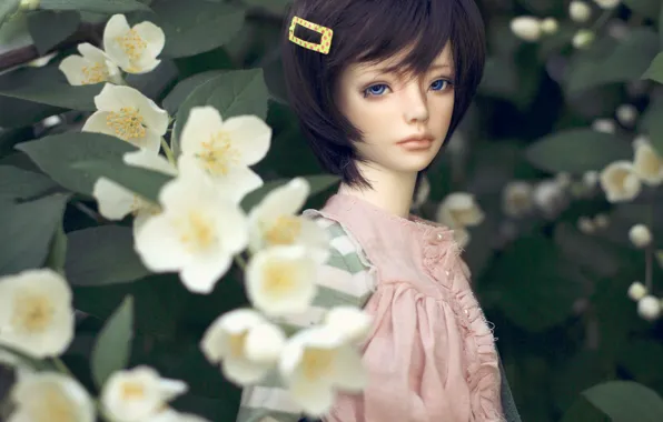 Doll, barrette, Jasmine