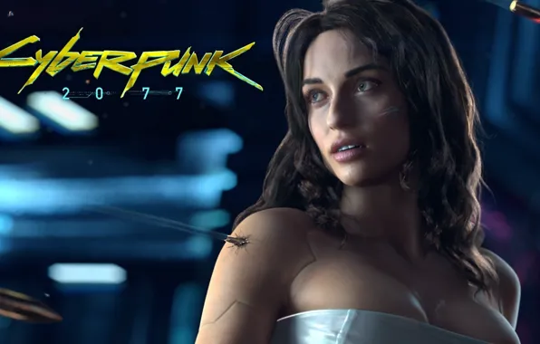 Picture Cyborg, CD Projekt RED, Girl, Cyberpunk 2077