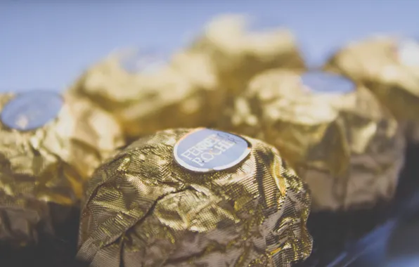 Candy, foil, wrapper, ferrero rocher, Ferrero Roche