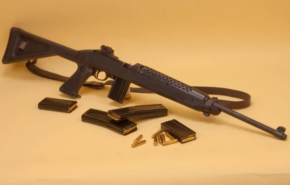 Background, cartridges, carabiner, clips, self-loading, M1 Carbine