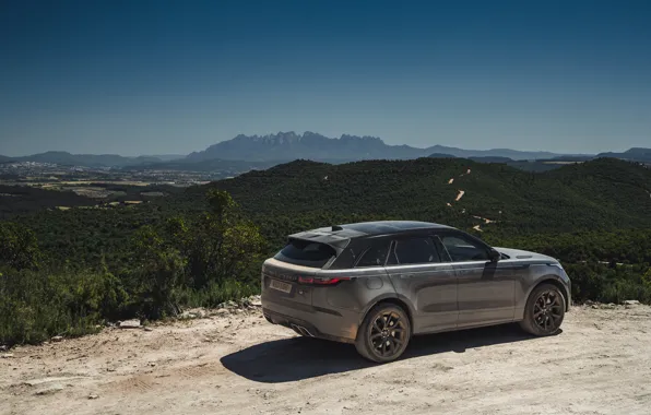 The sky, valley, Land Rover, Range Rover, SUV, V8, Velar, 2019